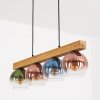 Koyoto Suspension, Boule lumineuse, Suspension Écru, Noir, 4 lumières