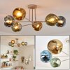 Ripoll Plafonnier, Boule lumineuse Sable, 6 lumières