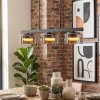 Folar Suspension, Suspension LED Noir, 3 lumières