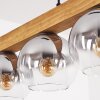 Koyoto Suspension, Boule lumineuse, Suspension Écru, Noir, 4 lumières