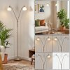 Karol Lampadaire LED Nickel mat, 2 lumières