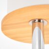 Olaris Plafonnier, Spot de plafond Chrome, Gris, Écru, 1 lumière
