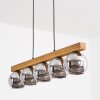 Koyoto Suspension, Boule lumineuse, Suspension Écru, Noir, 5 lumières