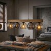 Koyoto Suspension, Boule lumineuse, Suspension Écru, Noir, 5 lumières