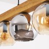 Koyoto Suspension, Boule lumineuse, Suspension Écru, Noir, 5 lumières