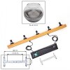 Koyoto Suspension, Boule lumineuse, Suspension Écru, Noir, 5 lumières