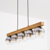 Koyoto Suspension, Boule lumineuse, Suspension Écru, Noir, 5 lumières