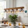 Koyoto Suspension, Boule lumineuse, Suspension Écru, Noir, 5 lumières
