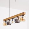 Koyoto Suspension, Boule lumineuse, Suspension Écru, Noir, 5 lumières