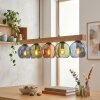 Koyoto Suspension, Boule lumineuse, Suspension Écru, Noir, 5 lumières