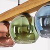 Koyoto Suspension, Boule lumineuse, Suspension Écru, Noir, 5 lumières