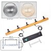 Koyoto Suspension, Boule lumineuse, Suspension Écru, Noir, 5 lumières