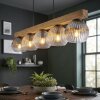 Koyoto Suspension, Boule lumineuse, Suspension Écru, Noir, 5 lumières