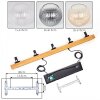 Koyoto Suspension, Boule lumineuse, Suspension Écru, Noir, 5 lumières