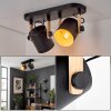 Rebbenas Plafonnier, Spot de plafond Écru, Noir, 2 lumières