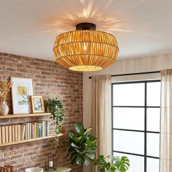 Lemal Plafonnier Noir, 1 lumière