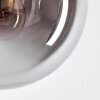 Rafon Plafonnier, Boule lumineuse Couleur bois, Noir, 2 lumières
