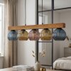 Koyoto Suspension, Boule lumineuse, Suspension Écru, Noir, 5 lumières