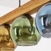 Koyoto Suspension, Boule lumineuse, Suspension Écru, Noir, 5 lumières