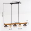 Koyoto Suspension, Boule lumineuse, Suspension Écru, Noir, 5 lumières