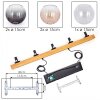 Koyoto Suspension, Boule lumineuse, Suspension Écru, Noir, 5 lumières