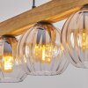 Koyoto Suspension, Boule lumineuse, Suspension Écru, Noir, 5 lumières