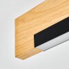 Inzino Plafonnier LED Écru, Noir, 1 lumière