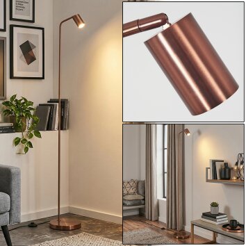 Karel Lampadaire Bronze, 1 lumière