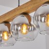 Koyoto Suspension, Boule lumineuse, Suspension Écru, Noir, 5 lumières