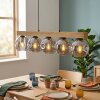 Ripoll Suspension, Boule lumineuse, Suspension Écru, Noir, 5 lumières