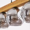 Ripoll Suspension, Boule lumineuse, Suspension Écru, Noir, 5 lumières