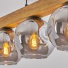 Ripoll Suspension, Boule lumineuse, Suspension Écru, Noir, 5 lumières