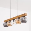 Ripoll Suspension, Boule lumineuse, Suspension Écru, Noir, 5 lumières