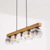 Ripoll Suspension, Boule lumineuse, Suspension Écru, Noir, 5 lumières