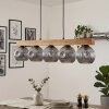 Ripoll Suspension, Boule lumineuse, Suspension Écru, Noir, 5 lumières