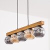 Ripoll Suspension, Boule lumineuse, Suspension Écru, Noir, 5 lumières
