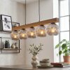 Ripoll Suspension, Boule lumineuse, Suspension Écru, Noir, 5 lumières