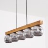 Ripoll Suspension, Boule lumineuse, Suspension Écru, Noir, 5 lumières
