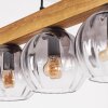 Koyoto Suspension, Boule lumineuse, Suspension Écru, Noir, 5 lumières