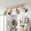 Olaris Plafonnier, Spot de plafond Chrome, Gris, Écru, 4 lumières