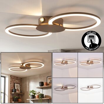 Koman Plafonnier LED Sable, 1 lumière