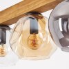 Ripoll Suspension, Boule lumineuse, Suspension Écru, Noir, 4 lumières
