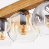 Ripoll Suspension, Boule lumineuse, Suspension Écru, Noir, 4 lumières