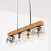 Ripoll Suspension, Boule lumineuse, Suspension Écru, Noir, 4 lumières