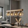 Ripoll Suspension, Boule lumineuse, Suspension Écru, Noir, 4 lumières