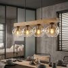 Ripoll Suspension, Boule lumineuse, Suspension Écru, Noir, 4 lumières