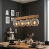 Ripoll Suspension, Boule lumineuse, Suspension Écru, Noir, 4 lumières