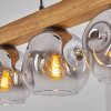 Ripoll Suspension, Boule lumineuse, Suspension Écru, Noir, 4 lumières