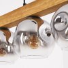 Ripoll Suspension, Boule lumineuse, Suspension Écru, Noir, 4 lumières
