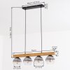 Koyoto Suspension, Boule lumineuse, Suspension Écru, Noir, 4 lumières